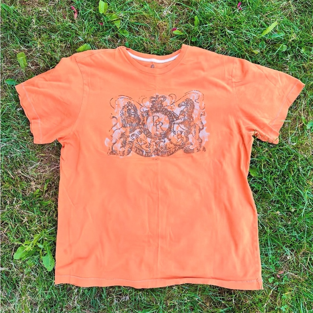 Vintage Banana Republic Orange Graphic T-Shirt